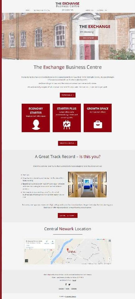 The Exchange website