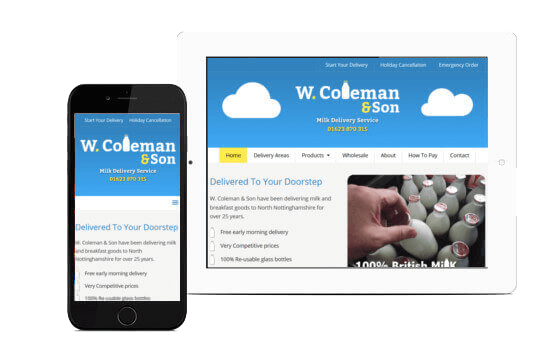 Mobile and Tablet Layout